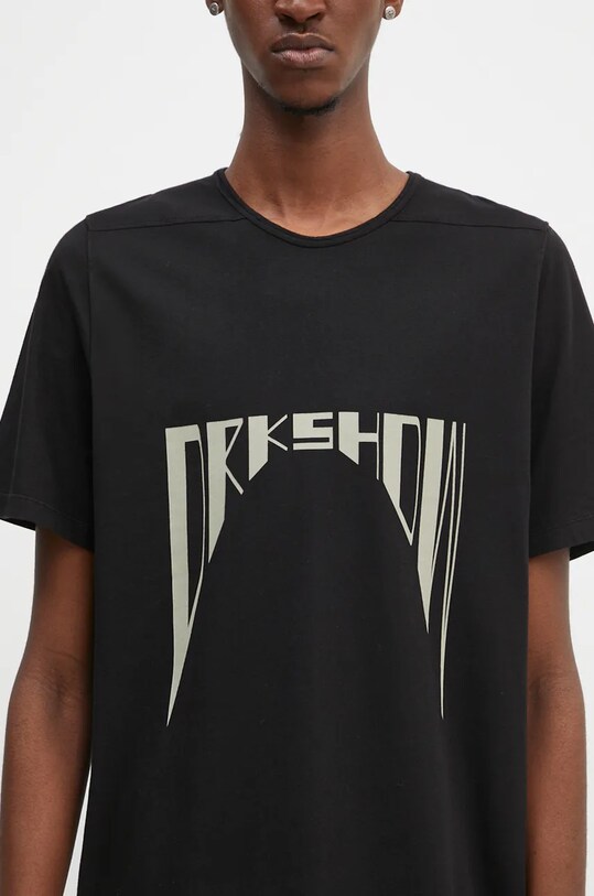 Rick Owens cotton t-shirt Level T black DU02D2250.RNEP4