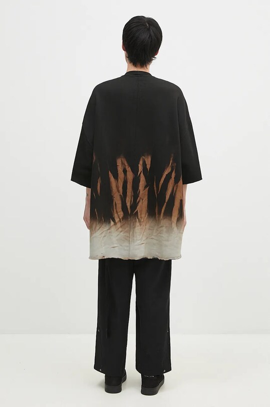 Îmbrăcăminte Rick Owens tricou din bumbac Tommy T DU02D2259.FSUN negru