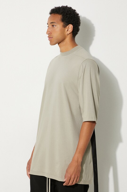 Rick Owens t-shirt bawełniany Jumbo T beżowy DU02D2274.RN