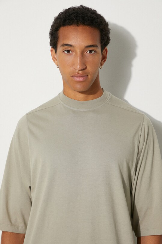 Rick Owens t-shirt bawełniany Jumbo T DU02D2274.RN beżowy