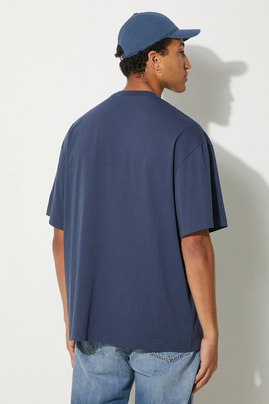 Clothing AMBUSH cotton t-shirt Ballchain BMAA001F24JER0014501 blue