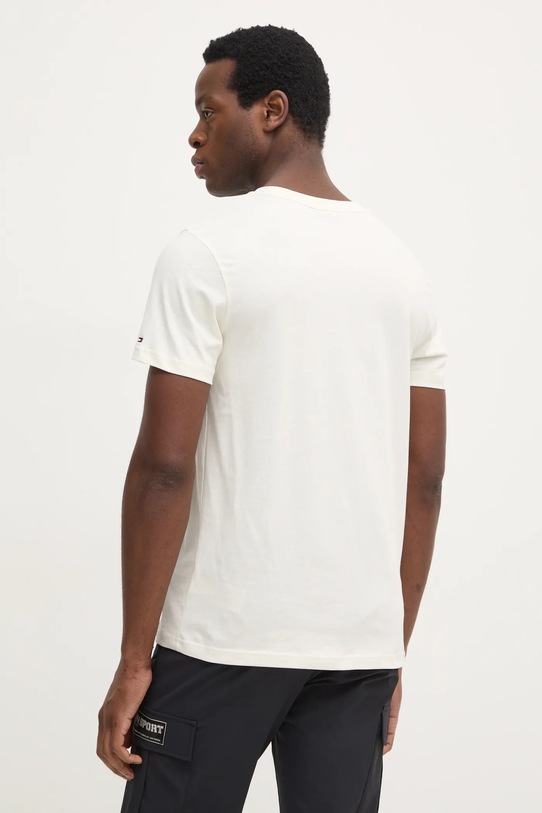 Odzież Tommy Hilfiger t-shirt bawełniany UM0UM03344 beżowy