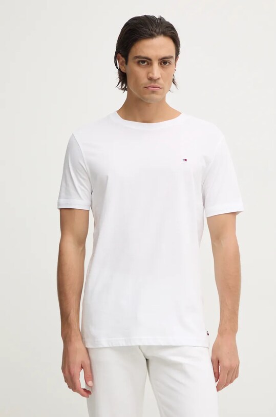 Хлопковая футболка Tommy Hilfiger хлопок белый UM0UM03362