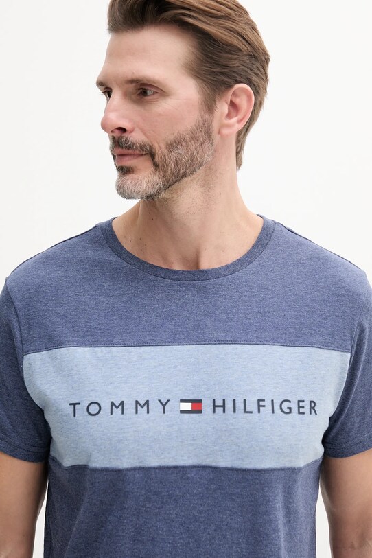 Odzież Tommy Hilfiger t-shirt bawełniany UM0UM03418 niebieski