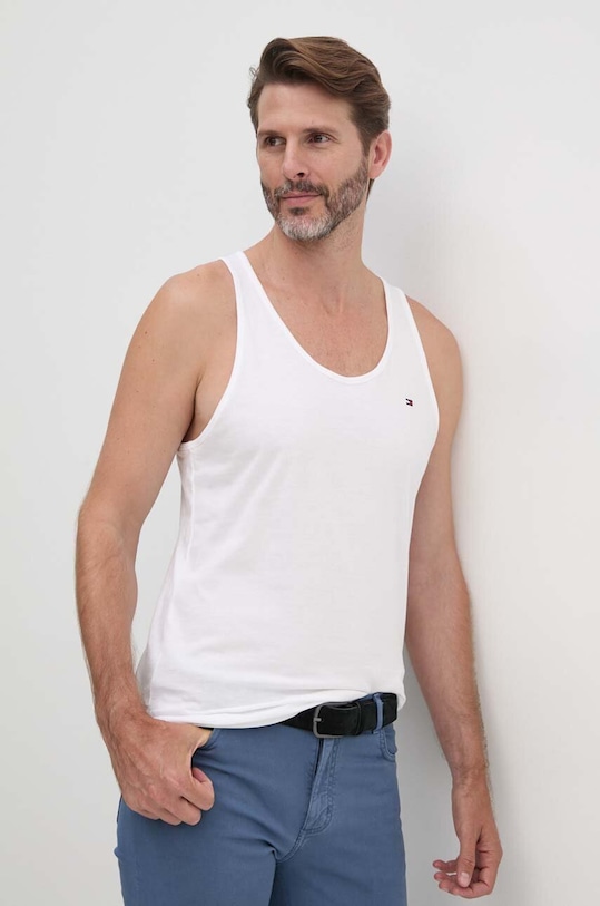 Μπλουζάκι Tommy Hilfiger 3-pack κανονικό λευκό UM0UM03387
