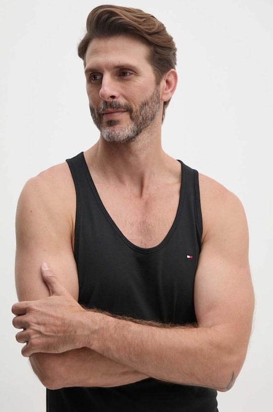 Тениска Tommy Hilfiger (3 броя) стандартна черен UM0UM03387