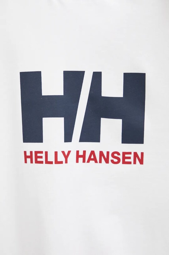Бавовняна футболка Helly Hansen HH LOGO 30396 білий