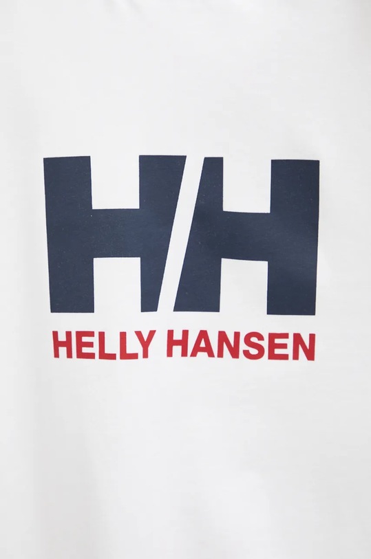 Pamučna majica Helly Hansen HH LOGO 30396 bijela