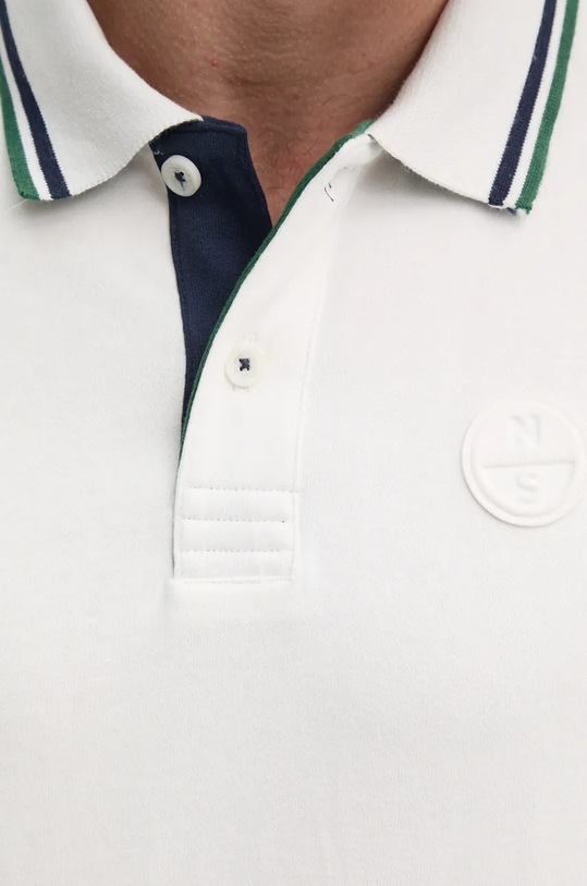 Хлопковый лонгслив North Sails 692336 белый