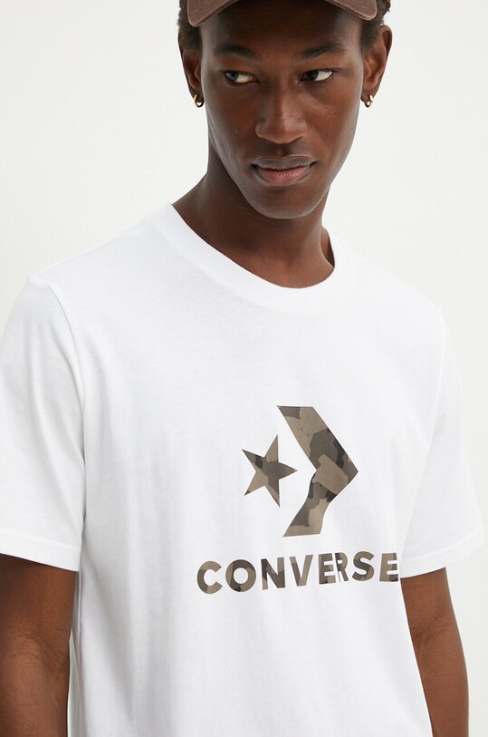 Converse tricou din bumbac alb 10026684.A02
