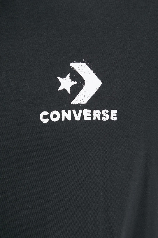 Бавовняна футболка Converse 10026692.A02 чорний