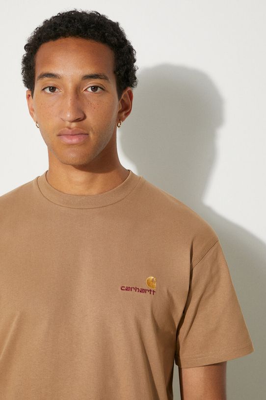 Bavlněné tričko Carhartt WIP S/S American Script