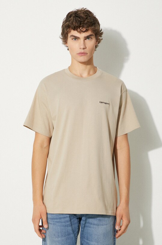Памучна тениска Carhartt WIP S/S Script Embroidery