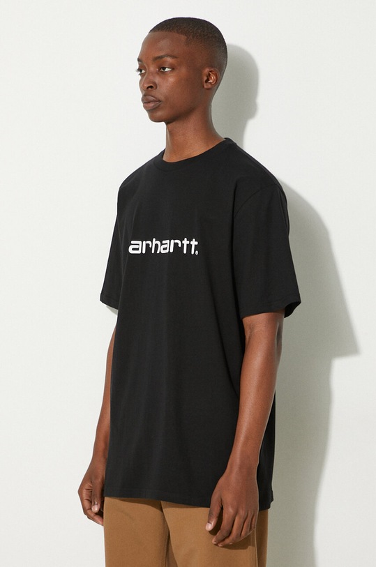 Carhartt WIP cotton t-shirt S/S Script black I031047.0D2XX