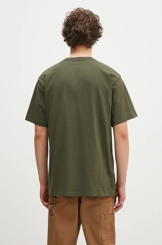 Одежда Хлопковая футболка Carhartt WIP S/S Madison I033000.2DTXX зелёный