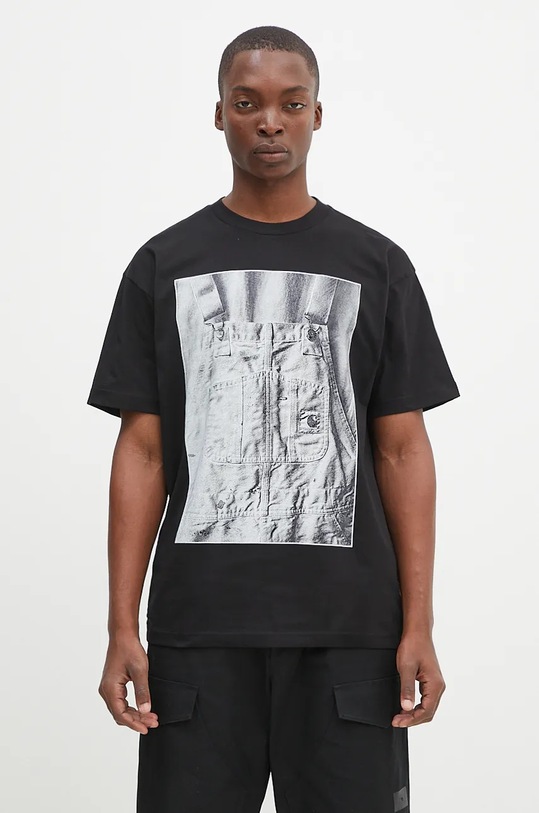 Carhartt WIP cotton t-shirt S/S BIB Overall regular black I033962.89XX
