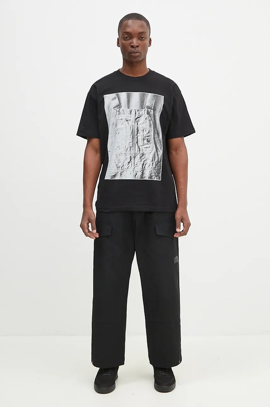 Carhartt WIP cotton t-shirt S/S BIB Overall I033962.89XX black