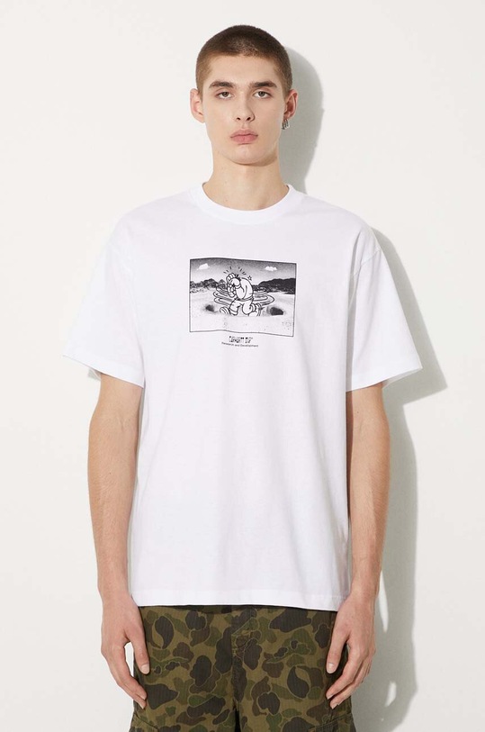 Carhartt WIP cotton t-shirt S/S Think Tank relaxed white I033964.02XX