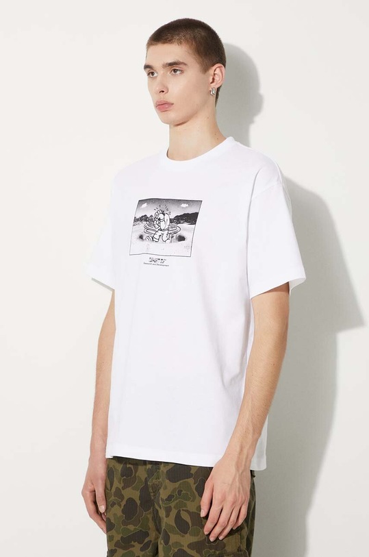 Carhartt WIP cotton t-shirt S/S Think Tank white I033964.02XX