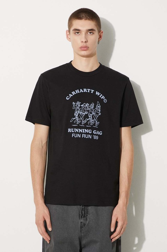 Carhartt WIP cotton t-shirt S/S Fun Run regular black I033986.2HAXX