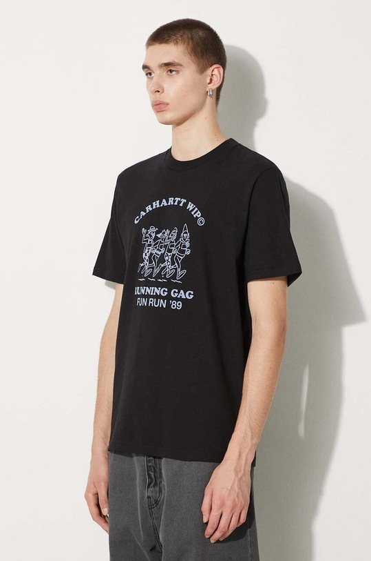 Clothing Carhartt WIP cotton t-shirt S/S Fun Run I033986.2HAXX black