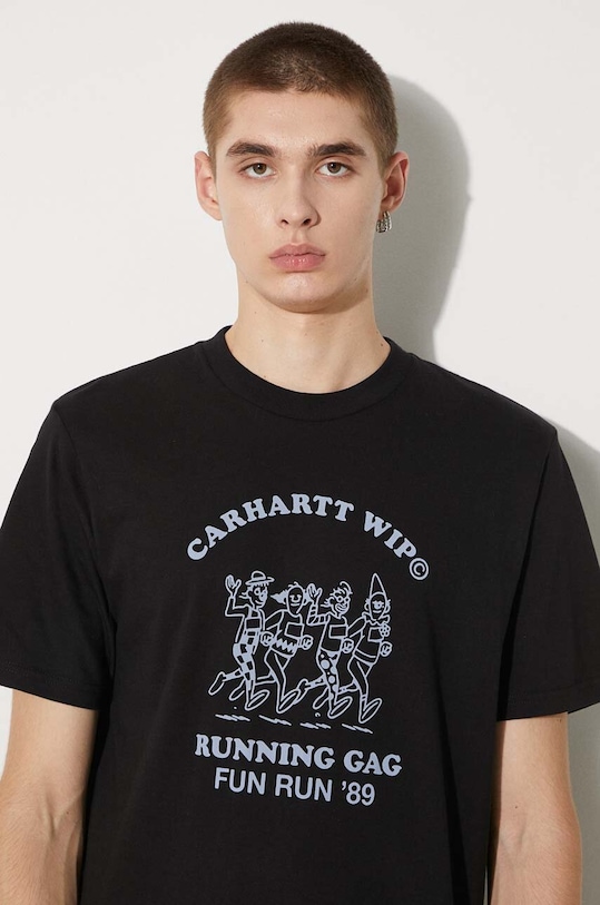 Carhartt WIP cotton t-shirt S/S Fun Run black I033986.2HAXX