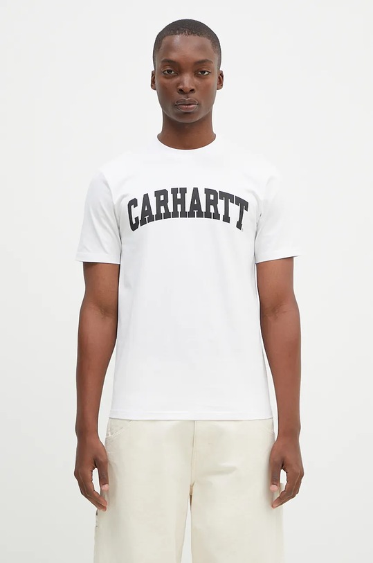 Carhartt WIP cotton t-shirt S/S University regular white I034851.00AXX