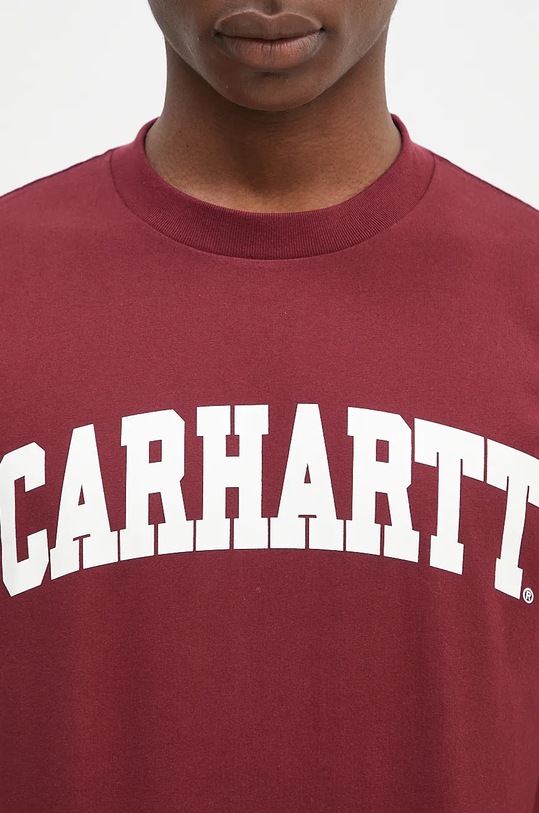 Carhartt WIP cotton t-shirt S/S University maroon I034851.2DRXX