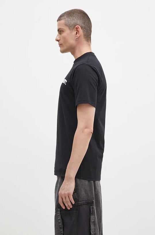 Pamučna majica Carhartt WIP S/S University Script I034852.0D2XX crna AW24