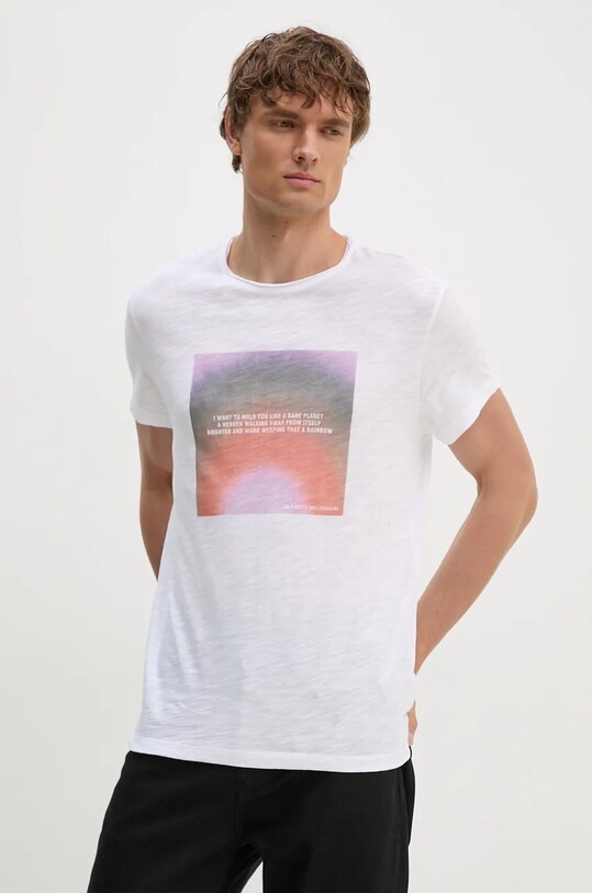 Bavlněné tričko ZADIG&VOLTAIRE bílá JMTS00649