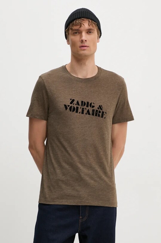Футболка ZADIG&VOLTAIRE коричневий JMTS00662