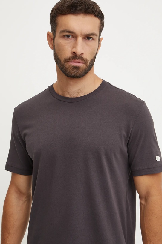 Champion tricou din bumbac uni gri 220425