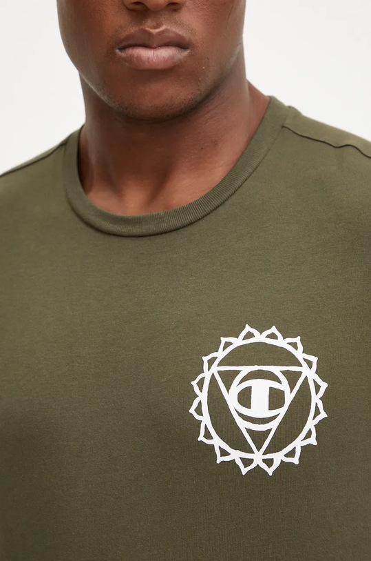 Bavlněné tričko Champion 220429 zelená