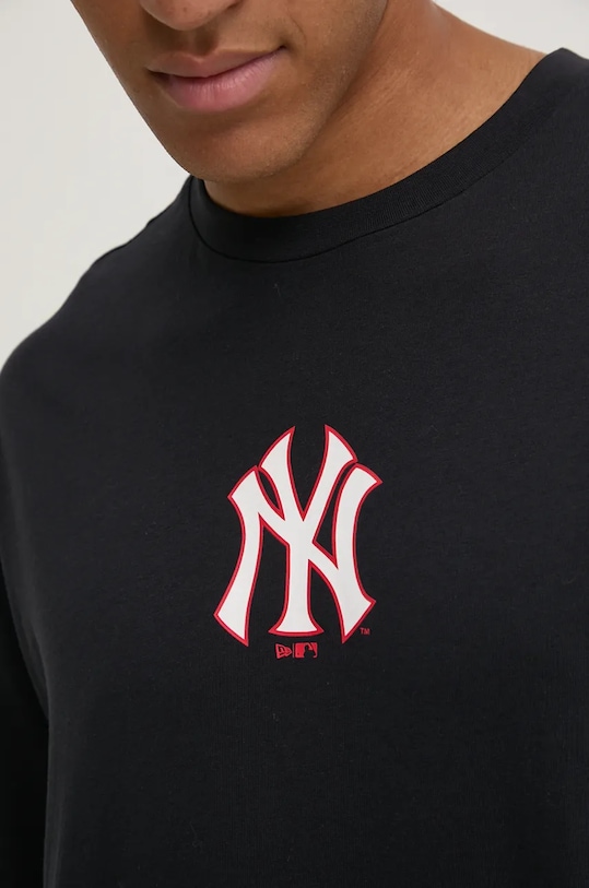 Bavlněné tričko New Era NEW YORK YANKEES 60564764 námořnická modř