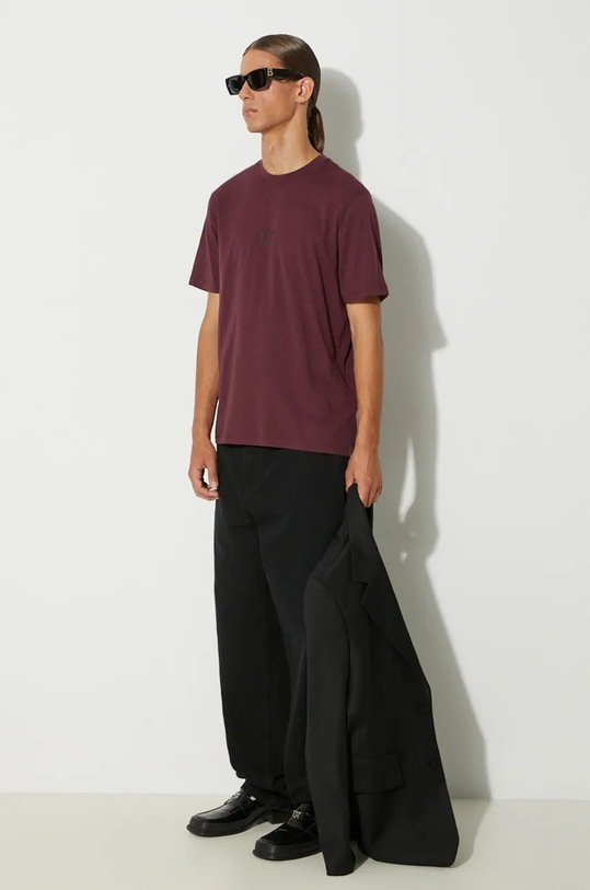 C.P. Company cotton t-shirt 30/1 Jersey Bold British Sailor 17CMTS167A005100W violet AW24