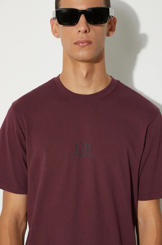 C.P. Company cotton t-shirt 30/1 Jersey Bold British Sailor 17CMTS167A005100W violet