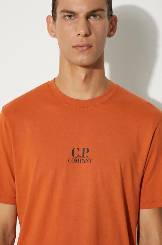 C.P. Company cotton t-shirt 30/1 Jersey Bold British Sailor 17CMTS167A005100W brown