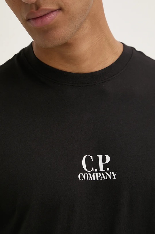C.P. Company t-shirt in cotone 30/1 Jersey Bold British Sailor 17CMTS167A005100W nero