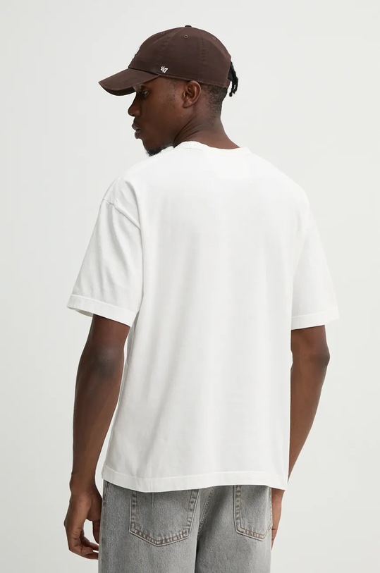 Odzież C.P. Company t-shirt bawełniany 20/1 Jersey Boxy Logo 17CMTS181A005697G biały