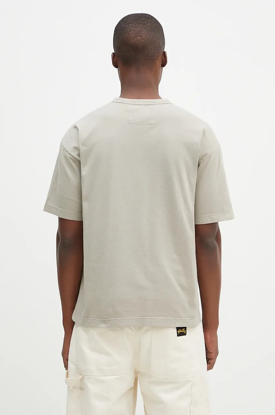 Одяг Бавовняна футболка C.P. Company 20/1 Jersey Boxy Logo 17CMTS181A005697G бежевий