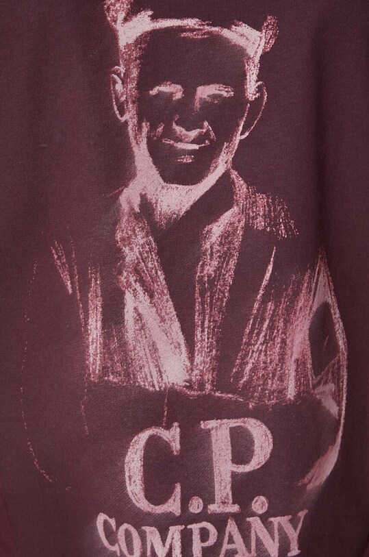 Βαμβακερό μπλουζάκι C.P. Company 24/1 Jersey Pencil Effect Graphics 17CMTS242A005431G
