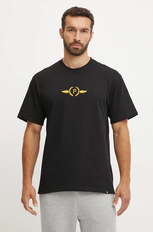 Хлопковая футболка 47 brand MLB Pittsburgh Pirates relaxed чёрный BB020TMQOGU627517JK