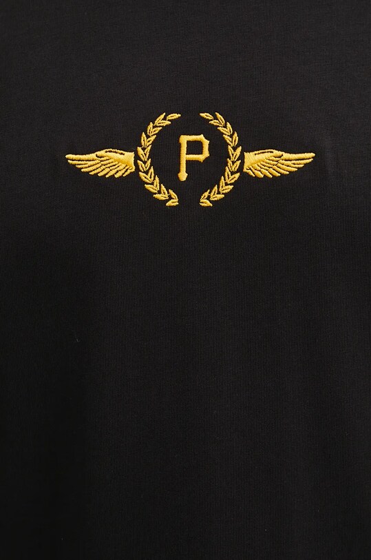 Бавовняна футболка 47 brand MLB Pittsburgh Pirates BB020TMQOGU627517JK чорний