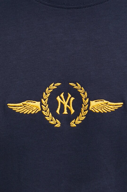 Хлопковая футболка 47 brand MLB New York Yankees BB017TMQOGU626225FN тёмно-синий