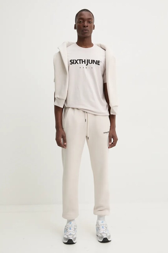 Футболка Sixth June 23613 бежевый AW24