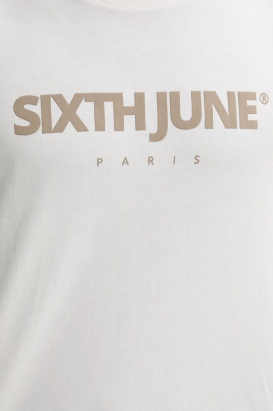 Хлопковая футболка Sixth June 25337 белый