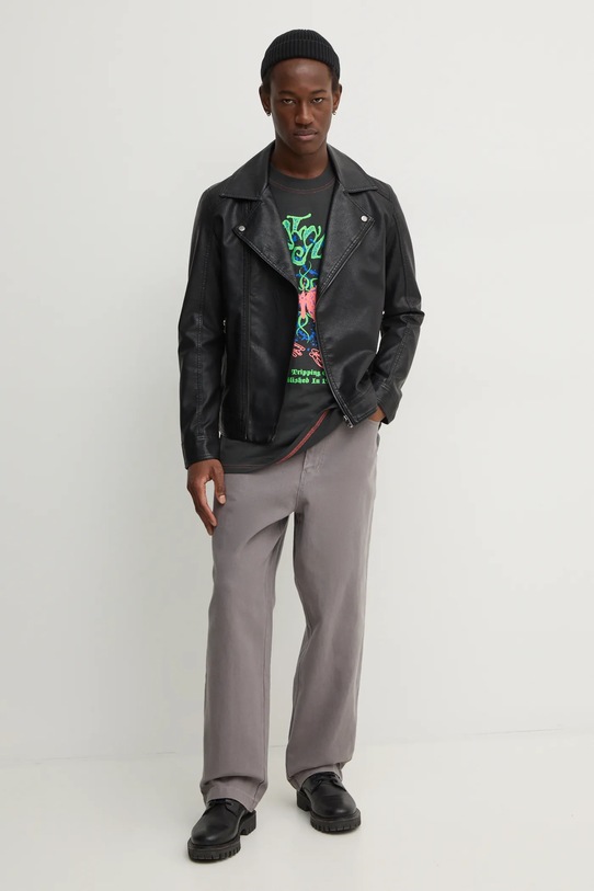 Volcom t-shirt bawełniany A4332404 szary AW24