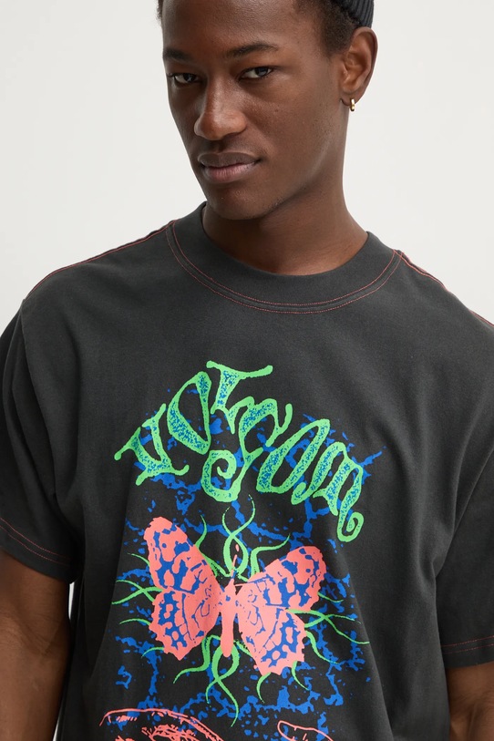 Volcom t-shirt bawełniany szary A4332404