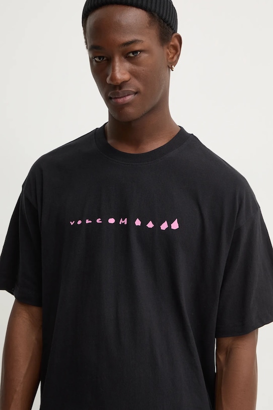 Volcom tricou din bumbac x ARTHUR LONGO print negru A4332413