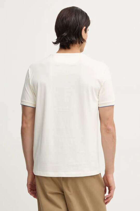 Îmbrăcăminte Hackett London tricou din bumbac HM500846 bej